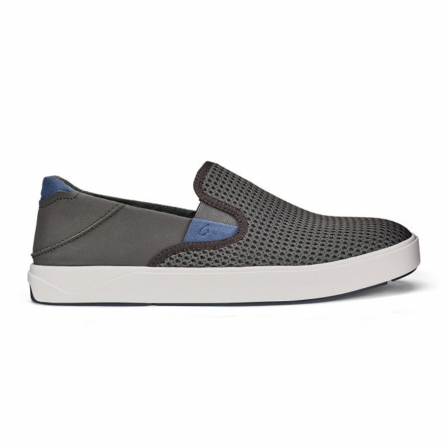 Olukai Men's Lae ahi Slip On Shoe - Pavement US861-052